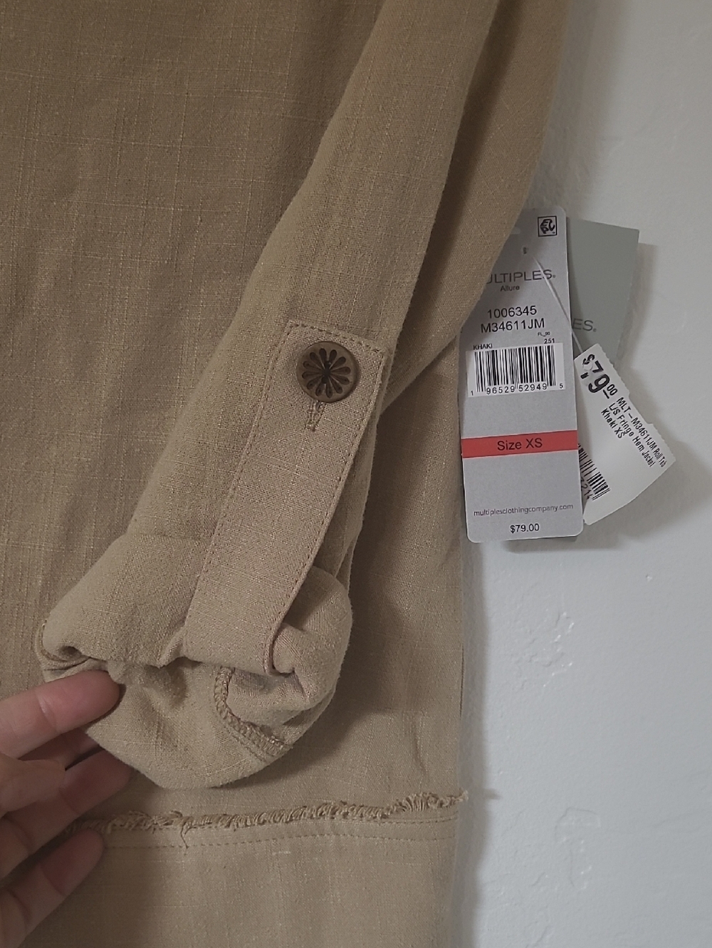 Multiples Linen Jacket - Picture 6 of 7